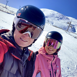 James and Fran Skiing in Scotland - March 2020